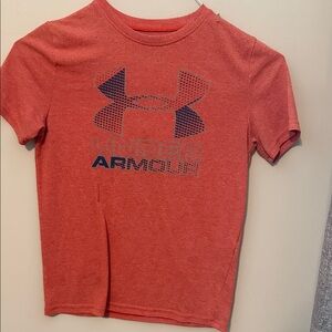 Under Armour Kids Heathered Red Tee